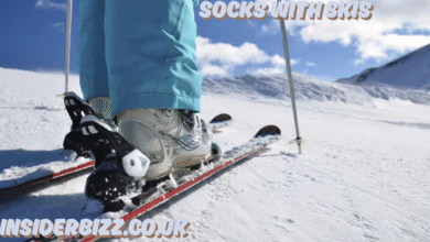 socks with skis
