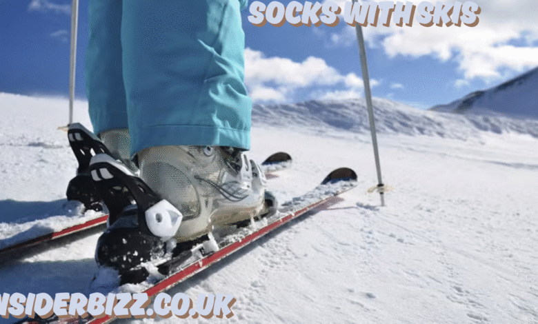 socks with skis