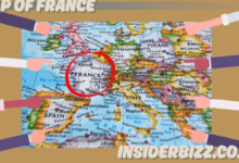 map of france