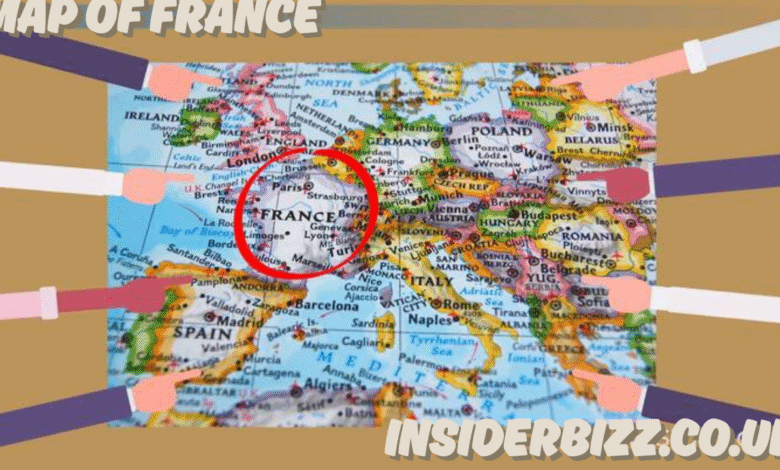 map of france