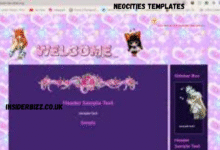 neocities templates
