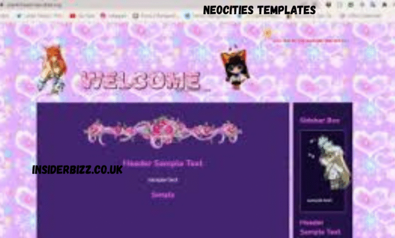 neocities templates