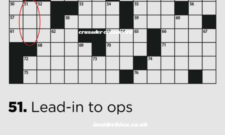crusader crossword