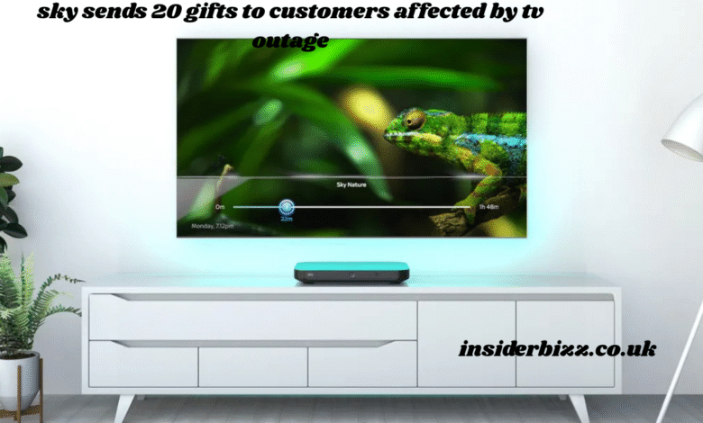 sky sends 20 gifts to customers affected by tv outage