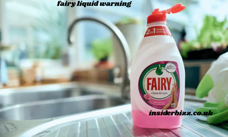 fairy liquid warning