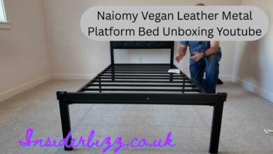 Naiomy Vegan Leather Metal Platform Bed Unboxing Youtube