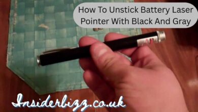 How to Unstick Battery Laser Pointer With Black And Gray