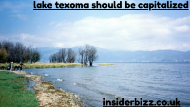 lake texoma should be capitalized