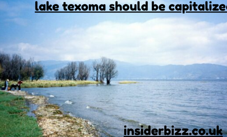 lake texoma should be capitalized