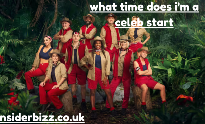 what time does i'm a celeb start